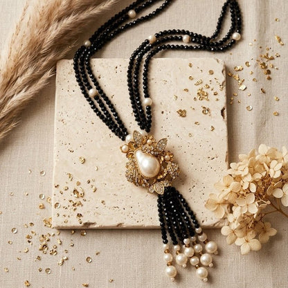 The Midnight Bloom Statement Mala