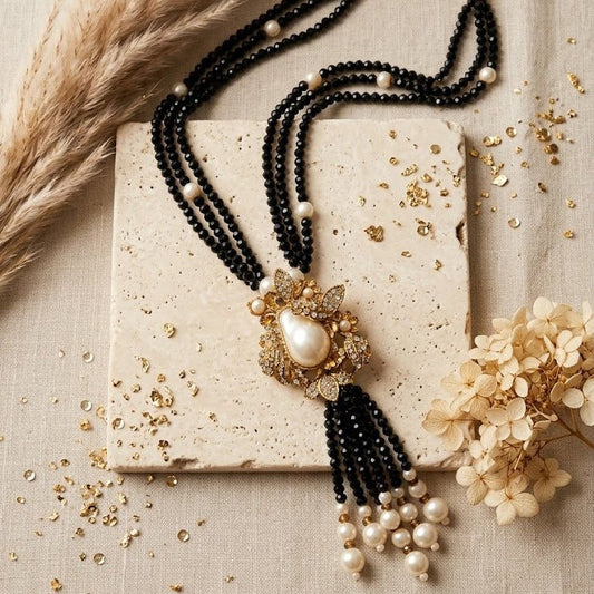 The Midnight Bloom Statement Mala
