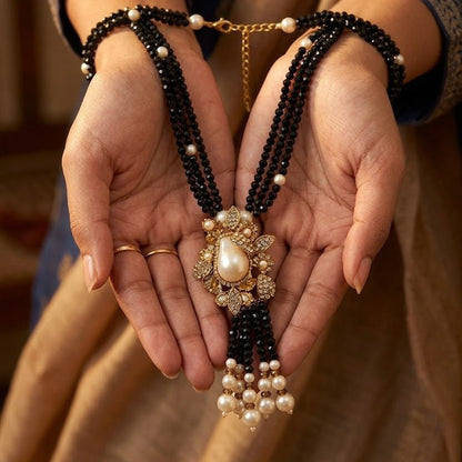 The Midnight Bloom Statement Mala