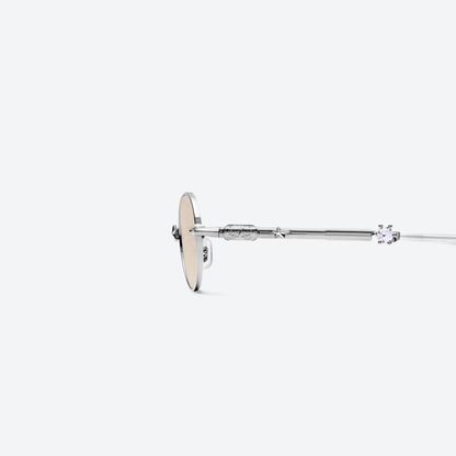 Crystal Orbit Foldable Round Glasses