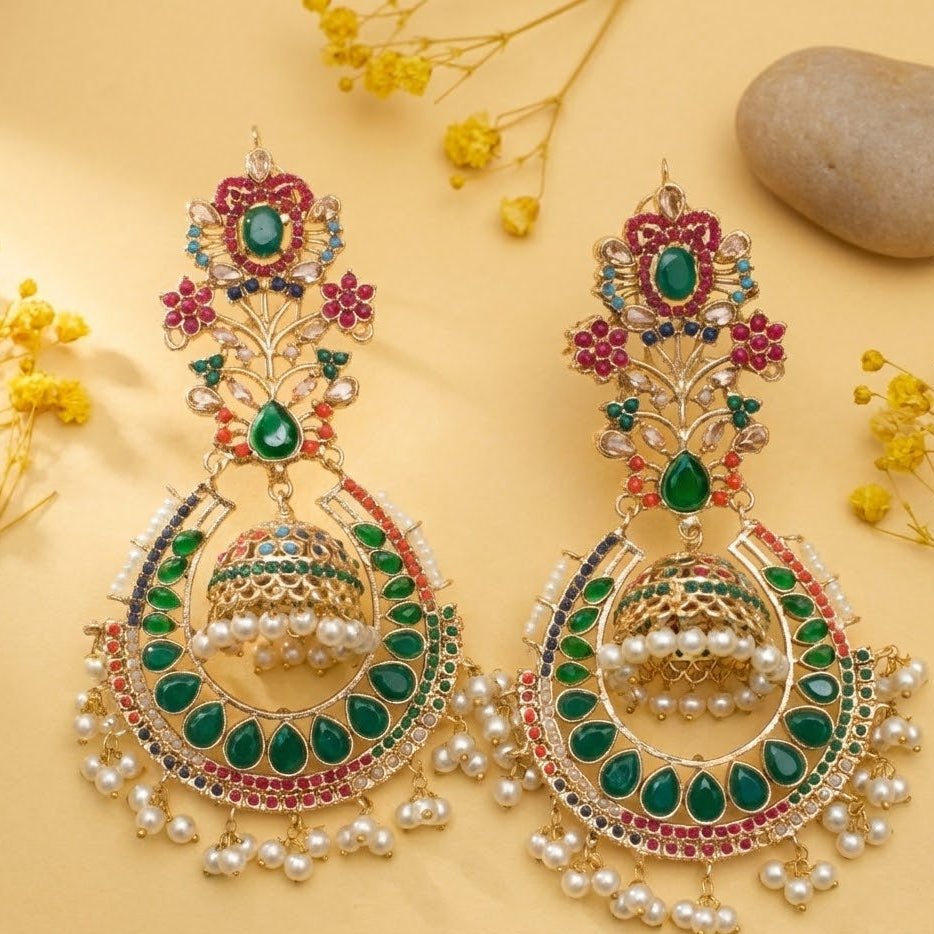 Elegant Exquisite Jhumka Earrings