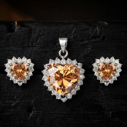 Golden Ember Hearts