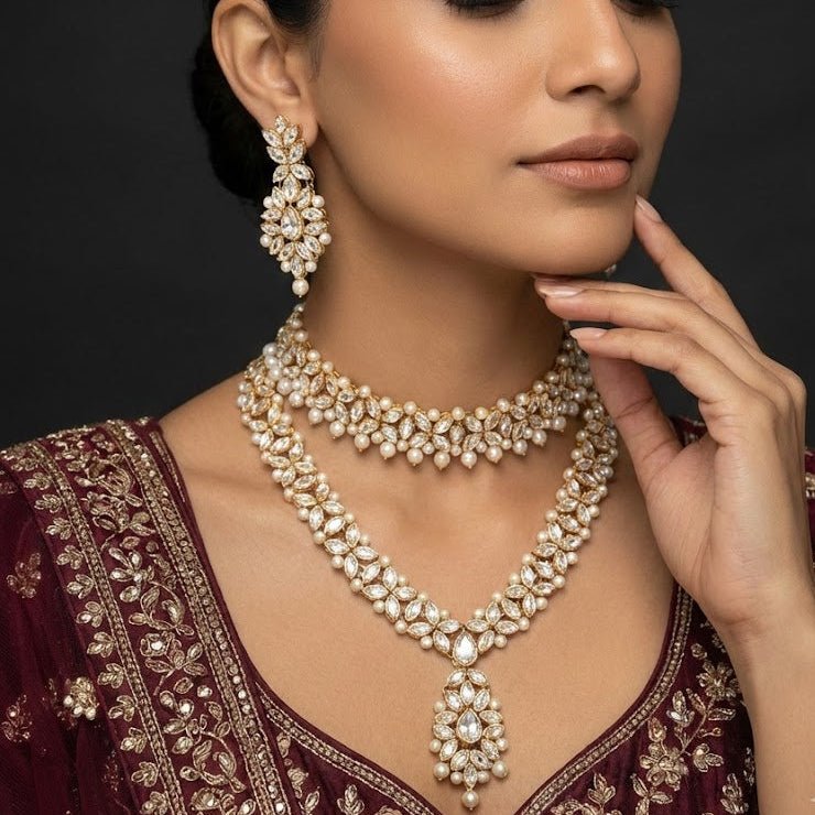 Imperial Dynasty Jewelry Set - Premium Necklace & Earring Set