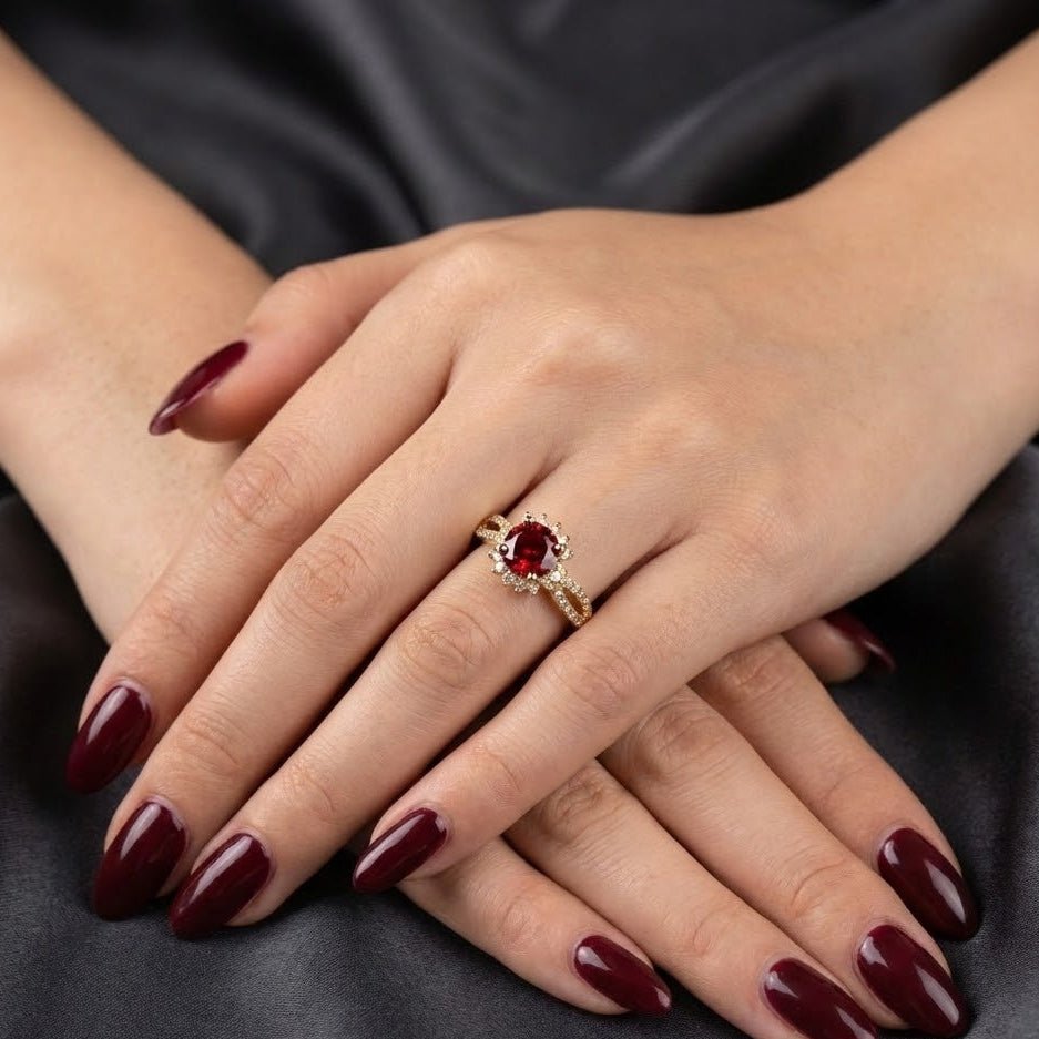 Cubic Zircon Ring