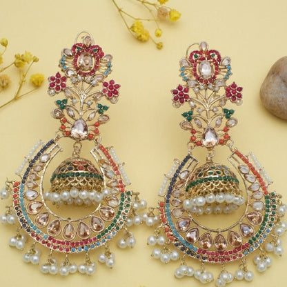 Elegant Exquisite Jhumka Earrings