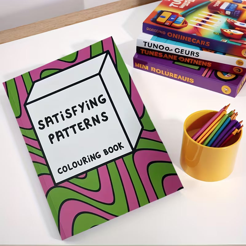 Satisfying Patterns Coloring Book