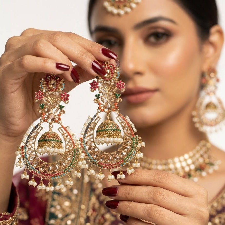 Elegant Exquisite Jhumka Earrings