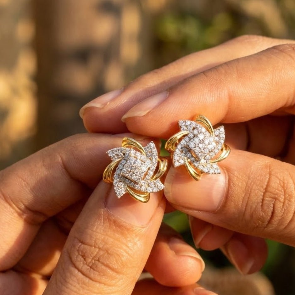 Diamond Jarao Studs