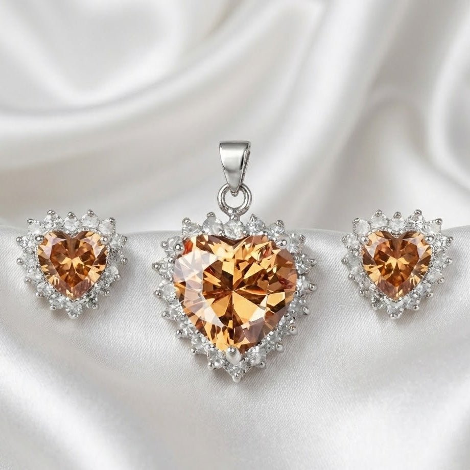 Golden Ember Hearts
