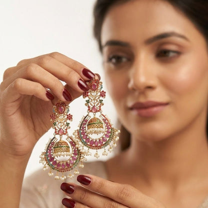 Elegant Exquisite Jhumka Earrings