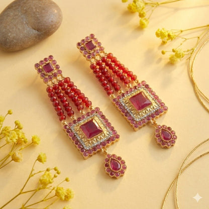 The Midnight Empress - Premium Tribal Earrings