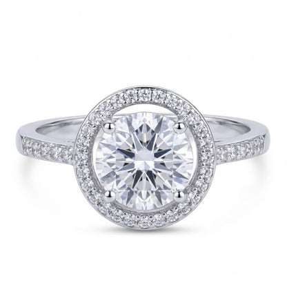 PLATINUM ROUND DIAMOND RING