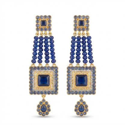 The Midnight Empress - Premium Tribal Earrings