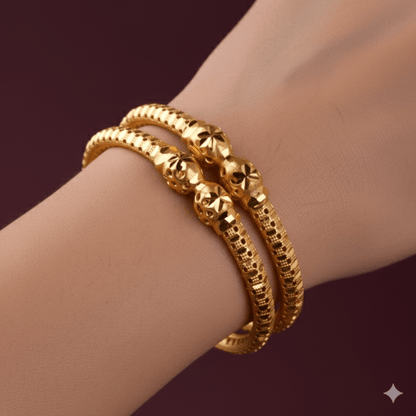 Fine Gold Bangles 02 (2.4 Size)