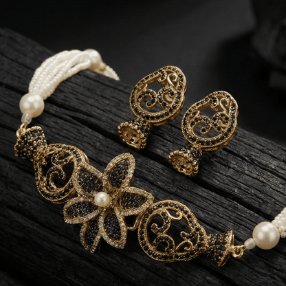 The Blossom Nacre Choker Set