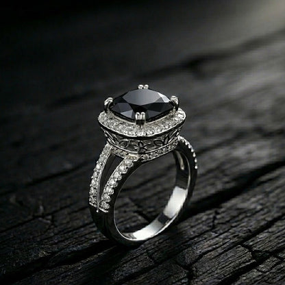 Delicate Sterling Ring With Silver Polish