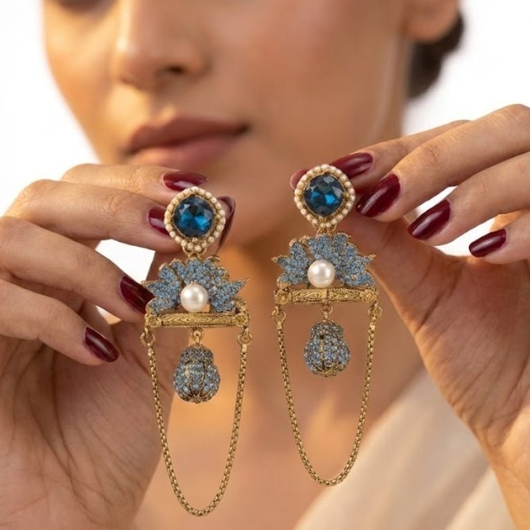 Shahi Noor Chain Earrings
