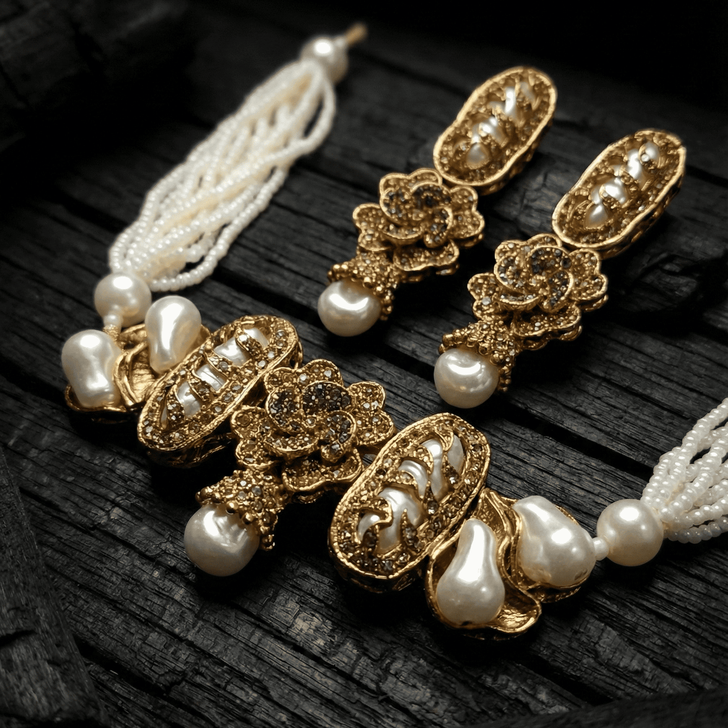 The Crimson Heritage Mother of Pearl Set