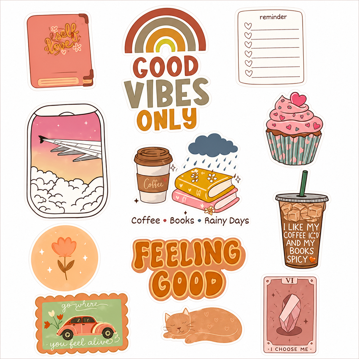Girl Vibes Sticker Book