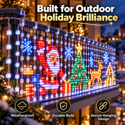 FestiveGlow™ Smart LED Curtain Lights