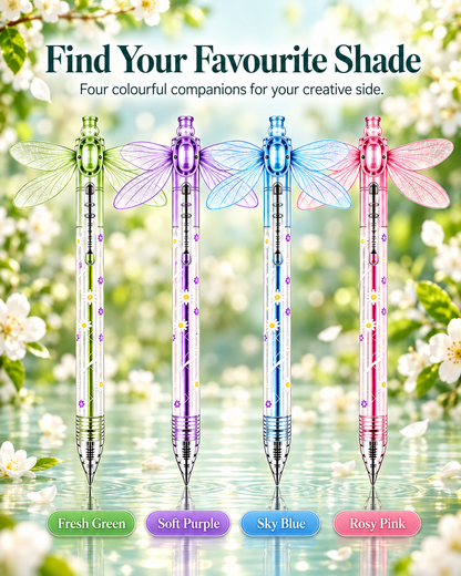 Flutter Bloom Dragonfly Wing Pen
