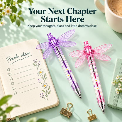 Flutter Bloom Dragonfly Wing Pen