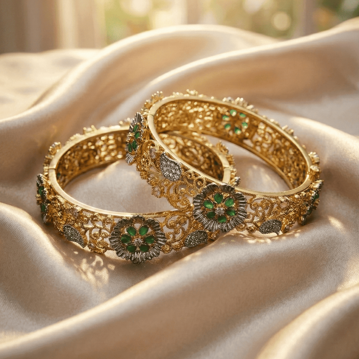 Royal Flora Gem Bangle