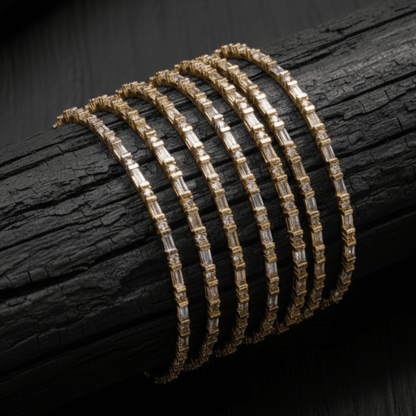 Celestial Golden Silver Six Bangles