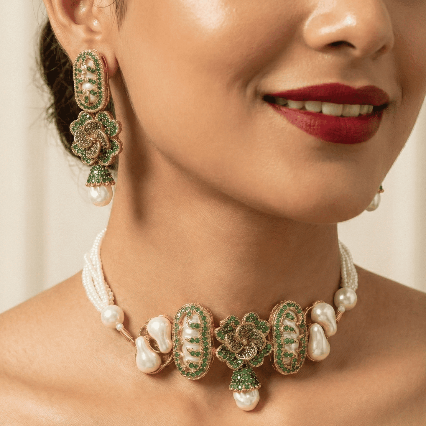 The Crimson Heritage Mother of Pearl Set