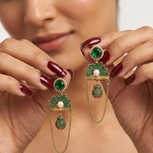 Shahi Noor Chain Earrings