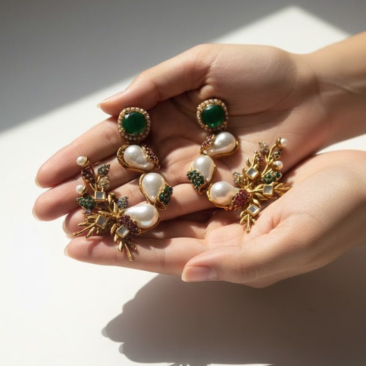 Pearl Shimmer Dangles