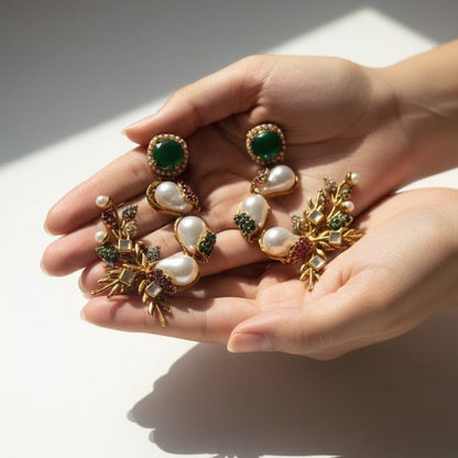 Pearl Shimmer Dangles