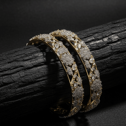 Zirconia Regal Two-Tone Cuffs