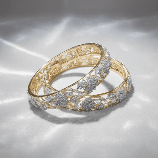 Zirconia Regal Two-Tone Cuffs