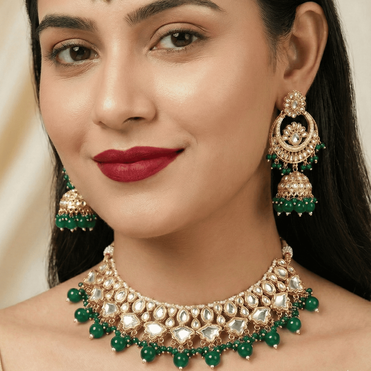 The Chandbali Charm Set