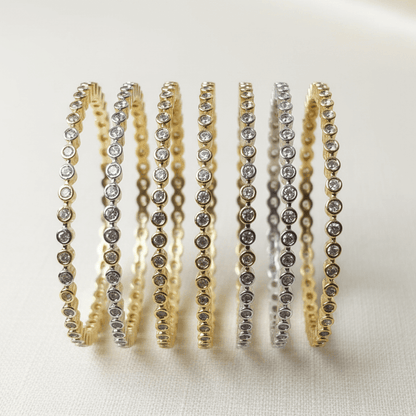 The 22K Royal Fusion Six Bangle Set