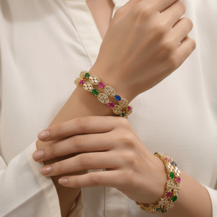 Radiance Bangles Pair