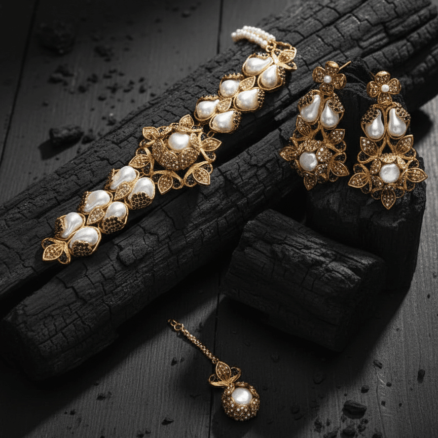 Moti-e-Phool Necklace Set
