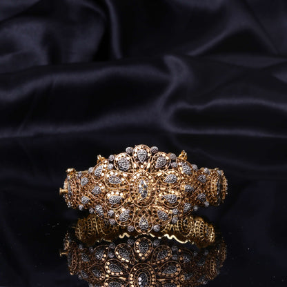 Elegance Rhodium Bangle