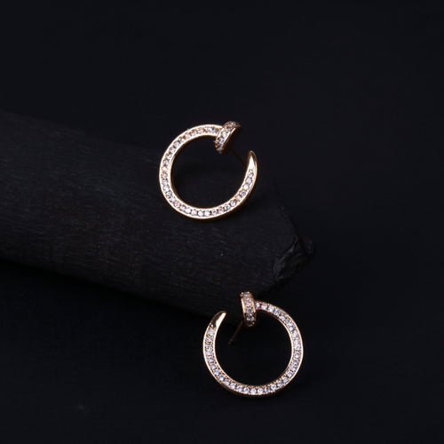 Moon Charm Earring