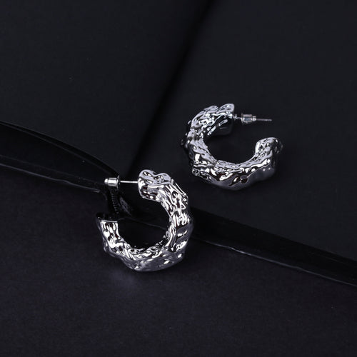 Wrinkled Shaped Earring