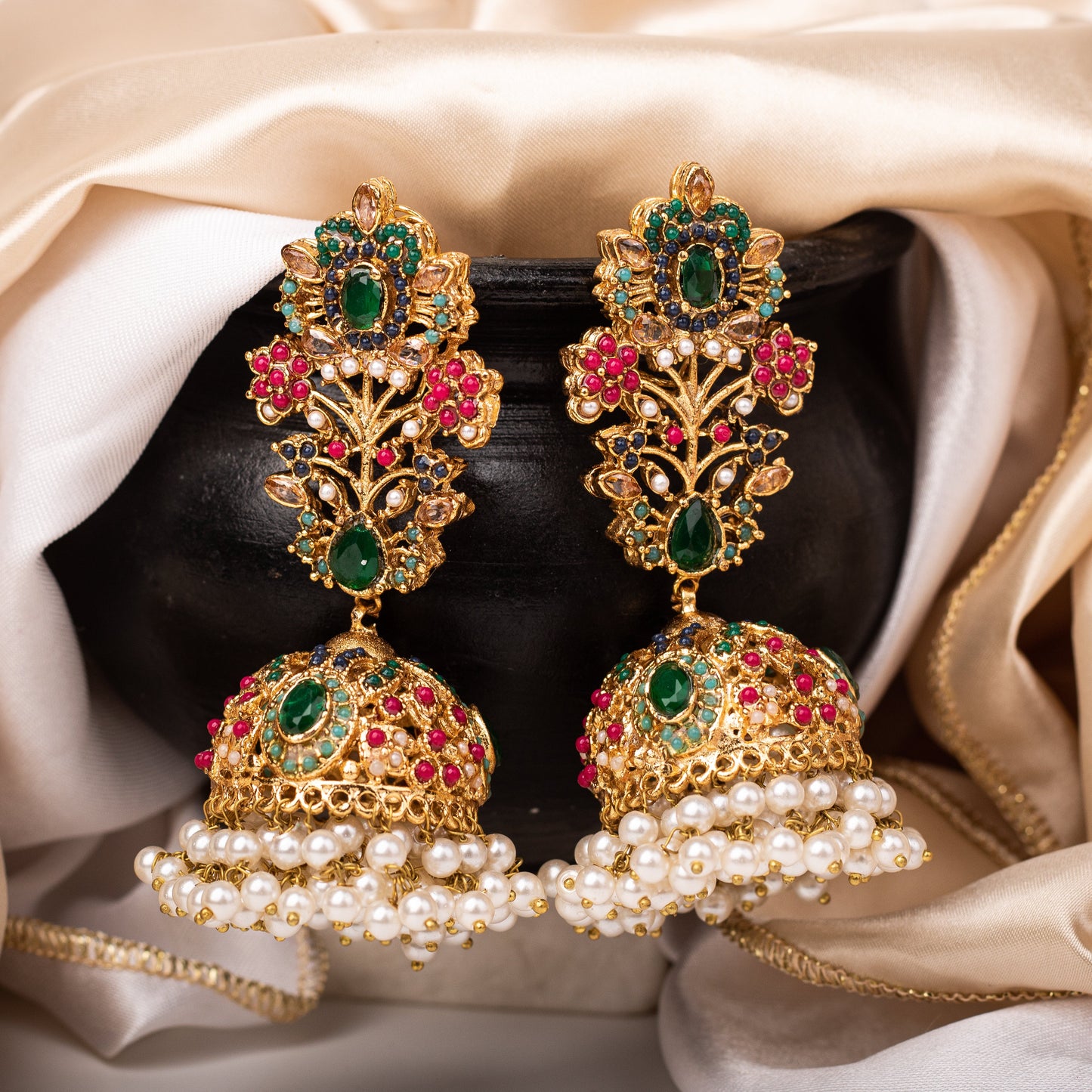Royal Garden Jhumkas