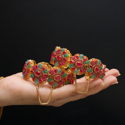 Naurattan  Flower Bangles
