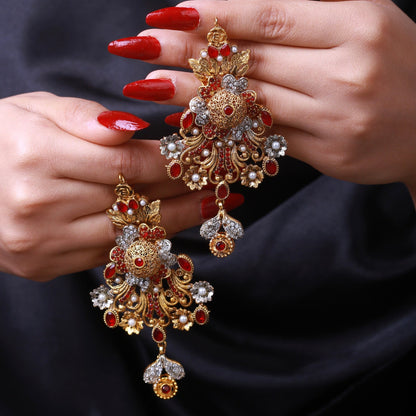 Kairi Zirconia with Crystal Earing 02