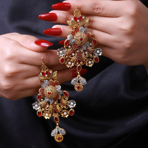 Kairi Zirconia with Crystal Earing 02