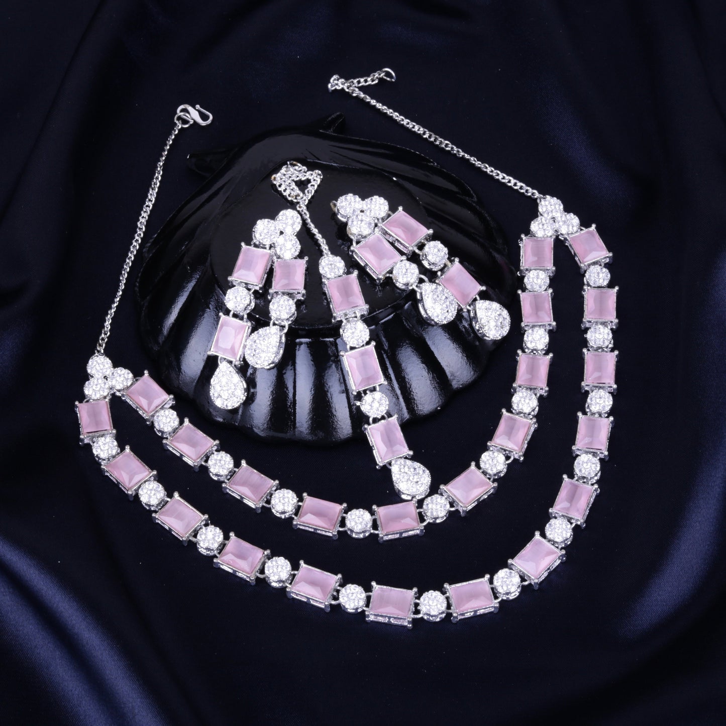 Double Line Set Silver