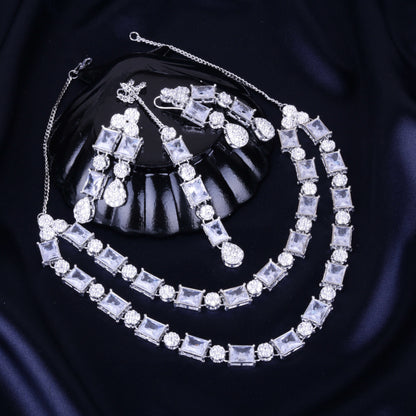 Double Line Set Silver