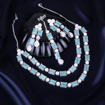Double Line Set Silver