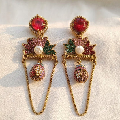 Shahi Noor Chain Earrings