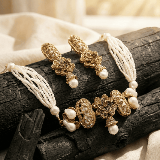 The Crimson Heritage Mother of Pearl Set